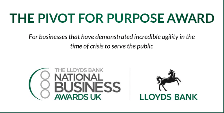 The Lloyds Bank National Business Awards launches the Pivot for Purpose Award